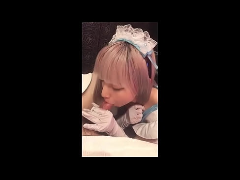 ❤️ Japanese Idol [mayuka], Frânsk faam kostúm, diel 1, blowjob en jerk off mei lotion ❤️❌ Anale porno by wy ❌️